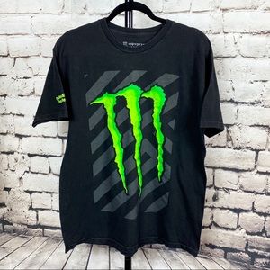 Monster Energy Logo Tshirt Unisex Large